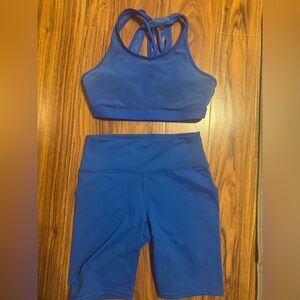 Fabletics Blue Activewear Set